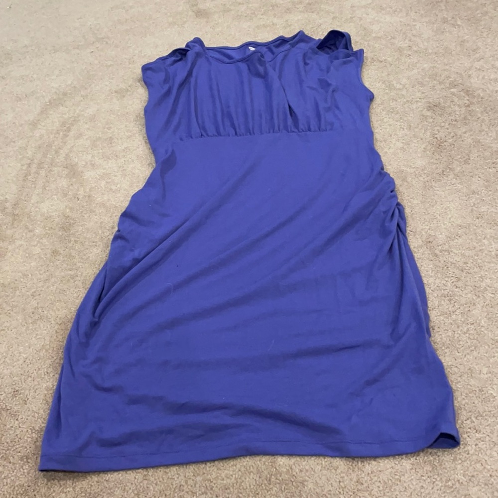Plum Maternity Dress
